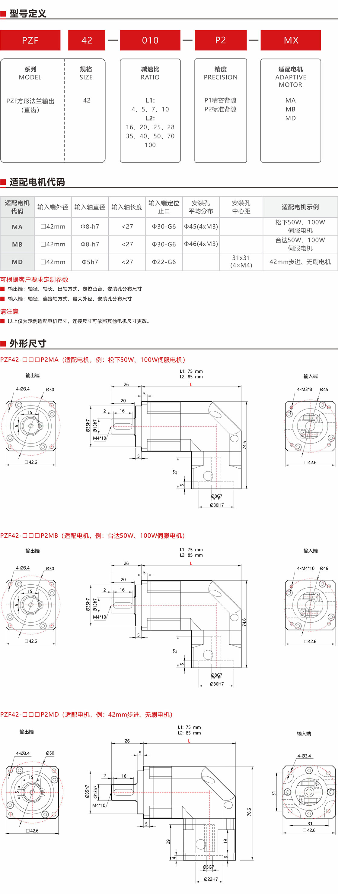 PZF42直角減速機，減速箱產品詳情.jpg